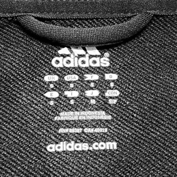 Adidas Performance 1/4 Zip Jacket Men's Small Black Red 3 Stripe Shoulder Pocket - Picture 9 of 11